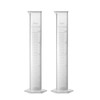 sourcing map Plastic Graduated Cylinder, 250ml Measuring Cylinder, Science Test