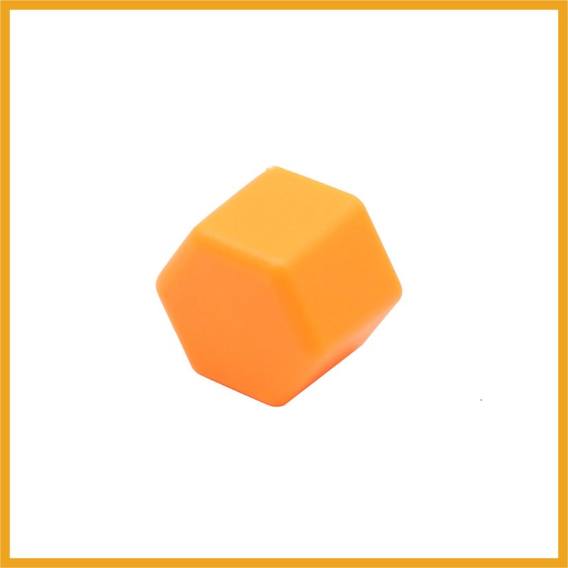 Partuto 20pcs Orange 19mm Car Wheel Nut Lug Hub Cover