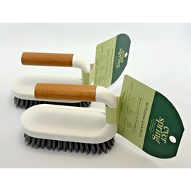 Everspring Lot of 2 Scrub Brush, Cleaning Brushes with Handle for Household Use, Heavy Duty