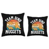 Dino Nugget Plush Pillow Chicken Nugget Lover Throw Pillow