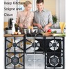 8pcs Gas Hob Range Protectors Reusable Kitchen Stove Burner Covers