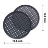 Bamboo's Grocery LoKii Round Pizza Pans Set, Baking Steel Pizza