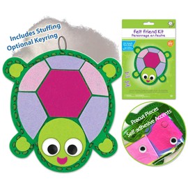 Turtle Project Kit Beginner Sewing Kit for Kids My First Sewing Kit Felt Animal Kit Art Projects for Preschoolers Sewing Kit Toddler Sewing Kit Felt Sewing Kit for Kids Sewing Kit Sewing for Beginners