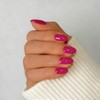 SXVME Uñas postizas cortas de gel suave, 32 piezas, 16