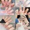 8 sheets 112 stickers gel nails, just stick, nail seal,