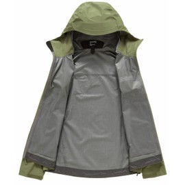 WICKHAM Men's High-performance Rain Jacket Outdoor Waterproof Windproof Coat fully Sealed Seams Shell for Expedition,Golf