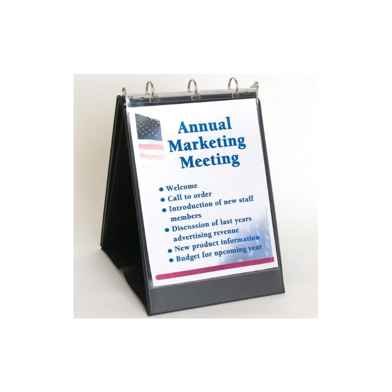StoreSMART - Flip Chart Easel Presentation Binder - Portrait/Vertical -