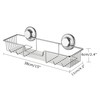 SANNO Suction Cup Shower Caddy Storage Combo Organizer, No Damage