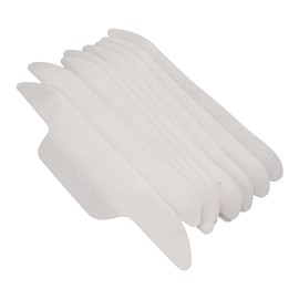 30pcs Neck Collar Sweat Pads, Disposable Soft Breathable Self Adhesive Shirt Collar Stickers Sweat Pads for Men Women