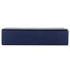 Simple Square Semi-Hard Glasses Case Navy 2451-02