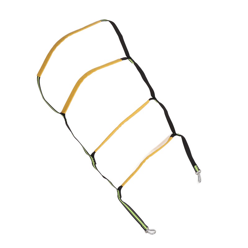 Boat Rope Ladder 4 Steps Foldable Portable Rope Boarding Ladder