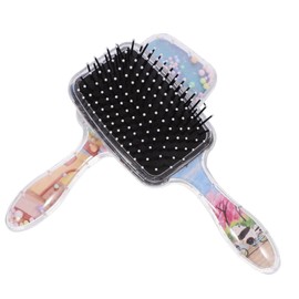 Baluue 2pcs Cute Bristle Hair Brush Cartoon Detangling Wet Hair Brush for Thick for Easy Use Tool