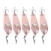 5PCS LED Fishing Lure Light Rustproof Stainless Steel LED Lighted