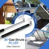 ARANA Gas Struts 36 inch 35lb with Brackets (2 Pack)