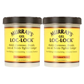 Murray's Loc-Lock Hair Gel 8 oz. (Pack of 2)
