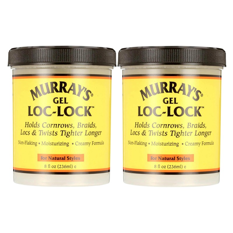 Murray's Loc-Lock Hair Gel 8 oz. (Pack of 2)
