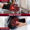Barbecue Gloves, Heat Resistant, Oven Gloves with 800 Degrees, Extremely