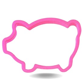 Marranitos Pig Cookie Cutter 5.5 Inch – Made in the USA – Durable Plastic Pig Cookie Mold