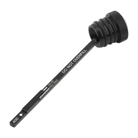 Ronyme 0710-0002 Oil Tank Dipstick Tool Aluminum Alloy Automotive Accessories Oil Temperature Dipstick Oil Tank Level Gauge Dipstick, Black