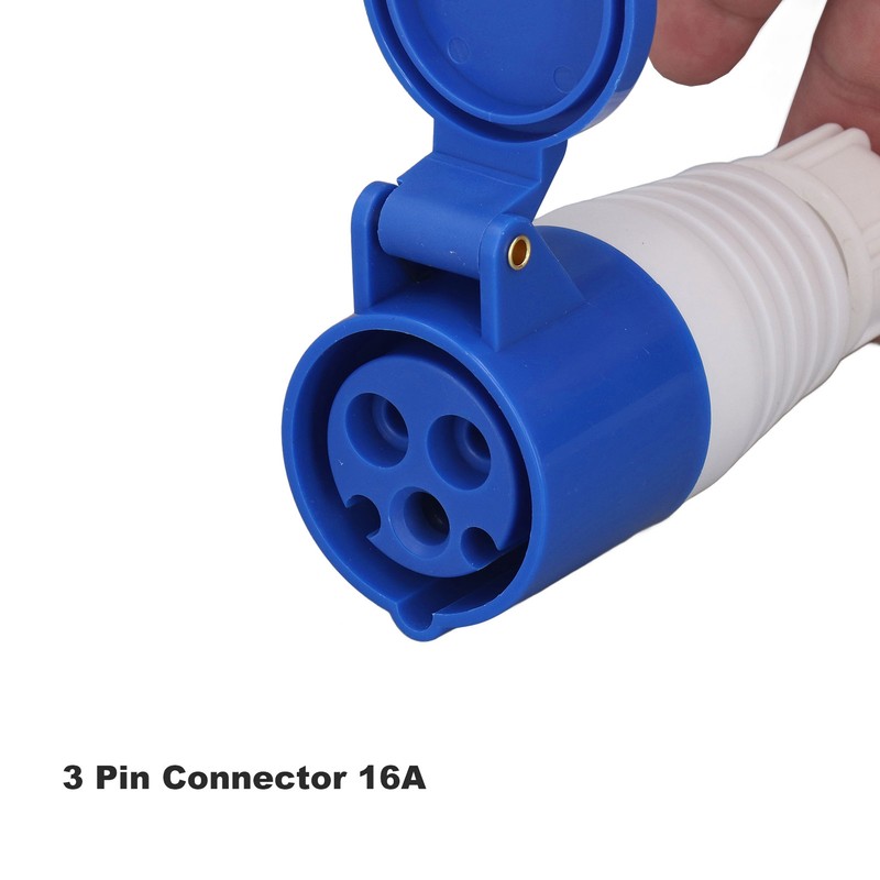 4Pcs 3 Pin Waterproof Industrial Socket Connector IP44 Waterproof Socket