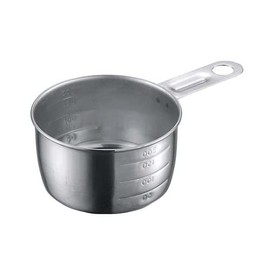 Wakabayashi 3587600 18-8 Measuring Cup, Flat Pattern, 7.8 fl oz (200 cc)