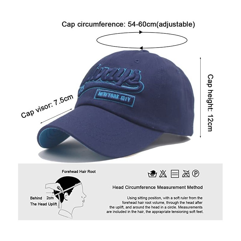 Ecroon Baseball Cap Men's Unisex Cap Adjustable Baseboard Athletic Baseball