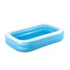 H2OGO! Blue Rectangular 8'6" Inflatable Family Pool | Perfect for