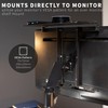 VIVO 13 inch Over Under VESA Monitor Shelf Mount, Holds