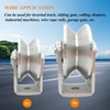 Stainless Steel V Groove Wheel Heavy Duty Caster Rigid Track