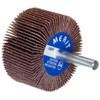 Merit High Performance Mandrel-Mounted Mini Grind-O-Flex Abrasive Flap Wheel, Round