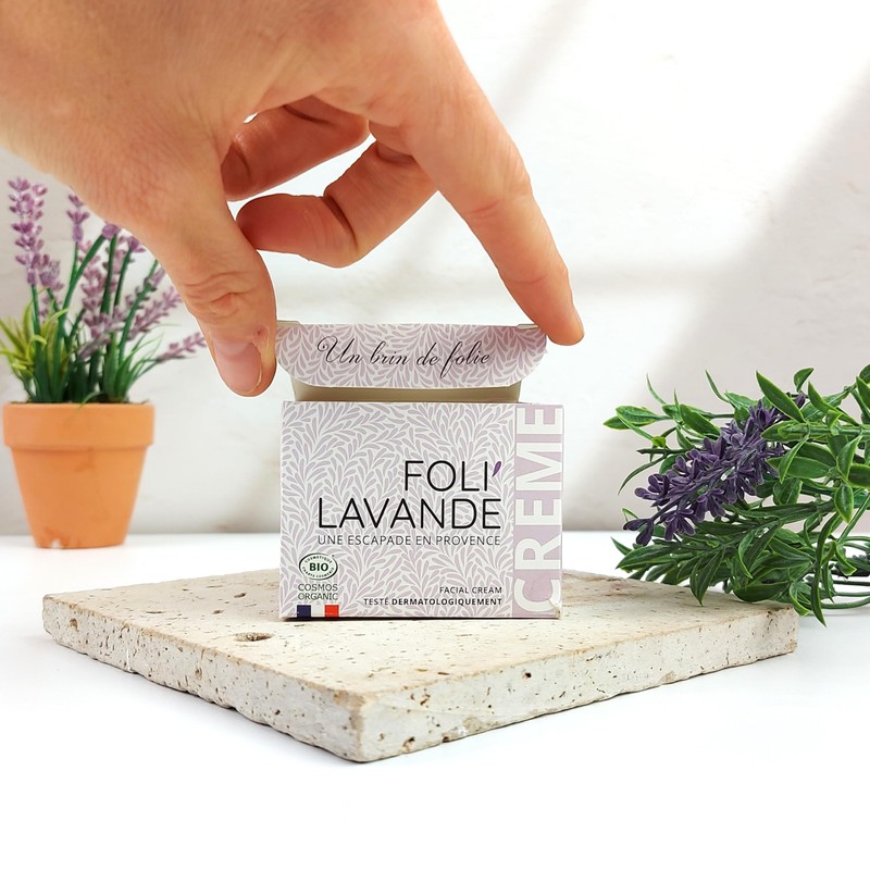 Foli'Lavendel Bio Creme - 88% Active Ingredients from Lavender -
