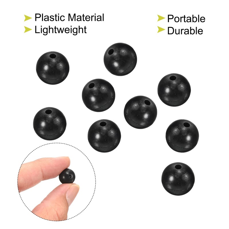 PATIKIL Pack of 200 12 mm Fishing Beads Plastic Fishing