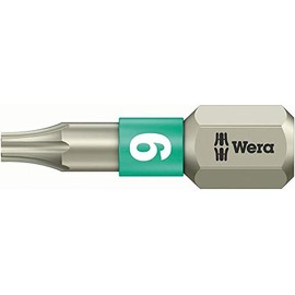 Wera 3867/1 071031 Torx 9X25 Stainless Steel Torsion Bit