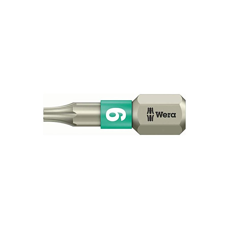 Wera 3867/1 071031 Torx 9X25 Stainless Steel Torsion Bit