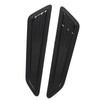 2 Pcs Hood Vent Cover Black Air Intake Dashboard Decorative