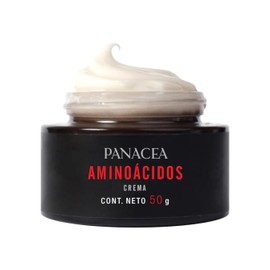 PANACEA | Crema de AMINOÁCIDOS | Crema hidratante anti-envejecimiento, antioxidante, brinda firmeza de la piel | 90g.