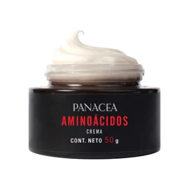 PANACEA | Crema de AMINOÁCIDOS | Crema hidratante anti-envejecimiento, antioxidante, brinda firmeza de la piel | 90g.