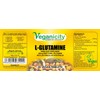 Veganicity L-Glutamine 500mg : Digestive Health Amino Acid Supplement :
