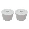 #8 Rubber Stopper with Hole - 2-Pack