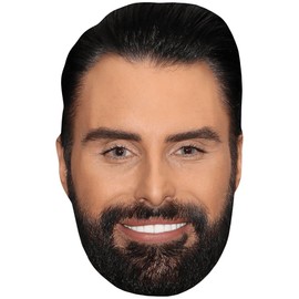 Rylan Clark (Smile) Celebrity Mask, Flat Card Face, Fancy Dress Mask