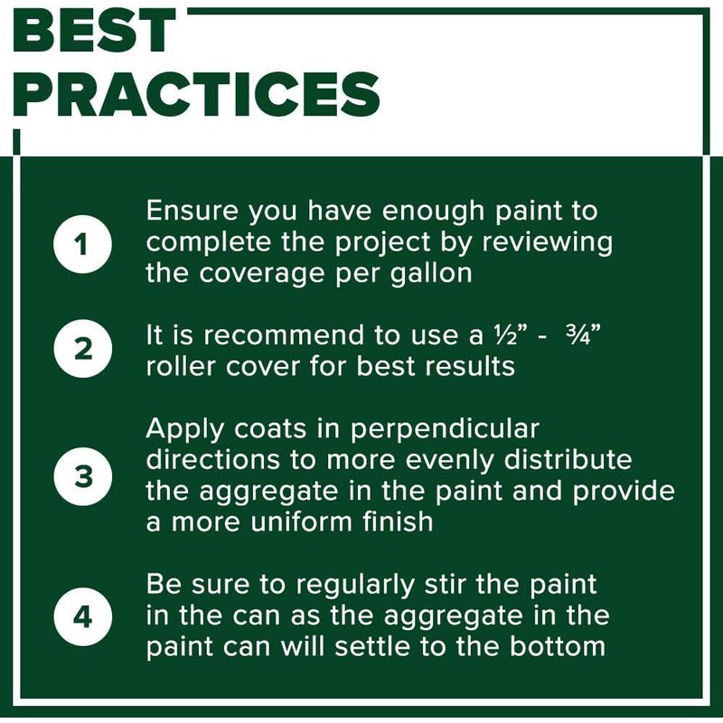 INSL-X Sure Step Acrylic Anti-Slip Paint, Knight Gray, 1 Gallon