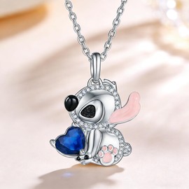 HAEIGTD Necklace for 10 Year Old Girl Birthday Gifts,Stocking Stuffers for Sister, Daughter, Niece, Granddaughter, Cartoon Necklaces Gifts for Women Girls