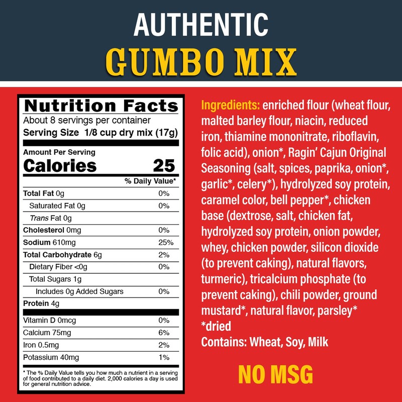 Ragin' Cajun Authentic Gumbo Mix - 5 oz Box, Pack