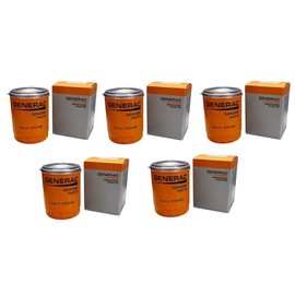 5 pack of 070185ES Oil Filters for Air-Cooled and Portable Generators Compatible With Generac 070185E