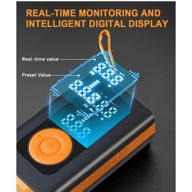 Tirol AIRPRO – Premium Cordless Tire Inflator, 150 PSI Fast Inflation, USB-C Rechargeable, Dual LED Display, Auto Shut-Off, for Cars, Bikes, Motorcycles & More