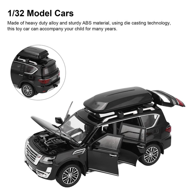 1/32 SUV Car Model Alloy Diecast Pull Back Vehicle Toys