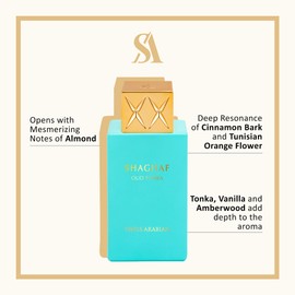 Swiss Arabian Shaghaf Oud Tonka - Vanilla Perfume with Warm Amber Fragrance - Earthy and Woody Allure - Enchanting Fusion of Arabic Perfume - 2.5 oz