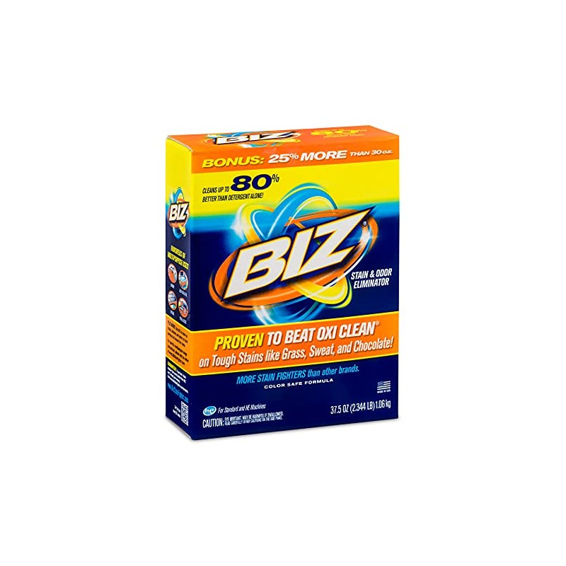 Biz Laundry Detergent Powder Booster, Stain & Odor Removal -
