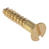 ForgeFix Wood Screws - Solid Brass | 3/4" x 4