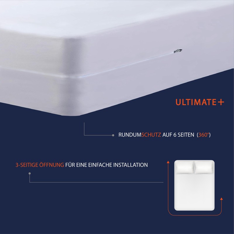 Twillie Complete Mattress Protector 100 x 200 x 25 cm,